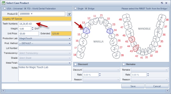 V11 - add product - select teeth