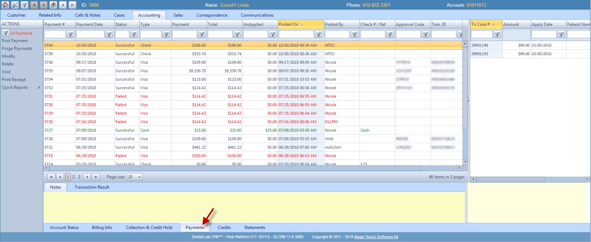 V11 - Payments - form