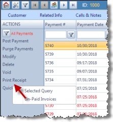 V11 - Payments - print receipt