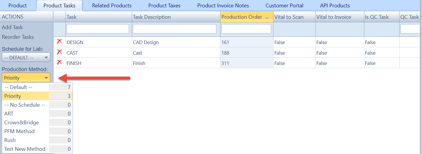 V15 - PT - Product task tab production method