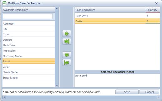 V12 - add multiple enclosures - form