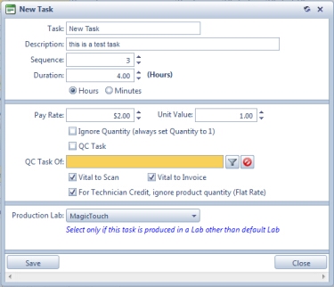 V11 - PT - Production Tasks - Add Task