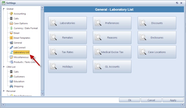 V11 - Laboratory Lists