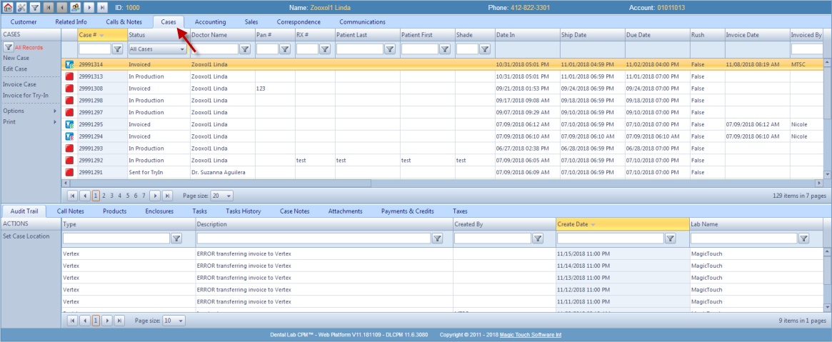 V11 - Cases - from customer