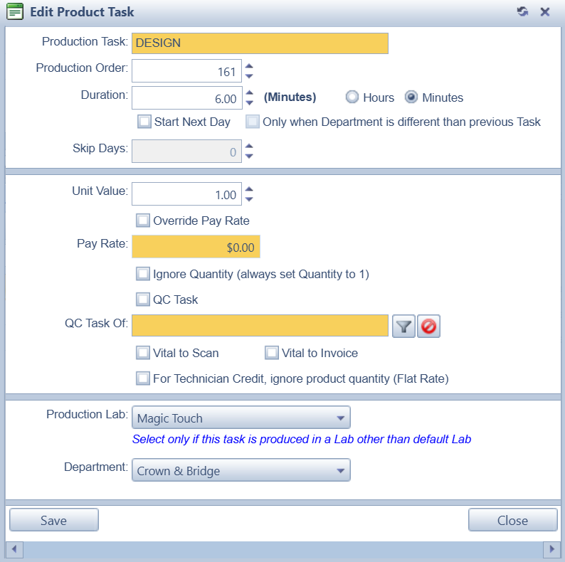 V15 - PT - Product task tab - edit task