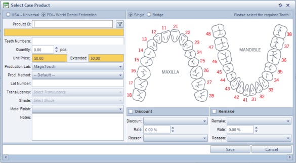 V11 - add product - select product form