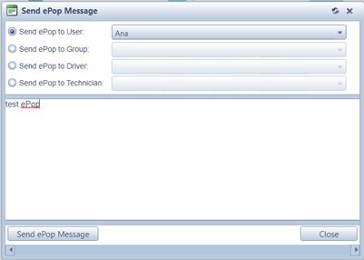 V12 - Send ePop message form