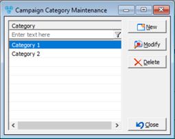 V12 - Campaigns - Categories