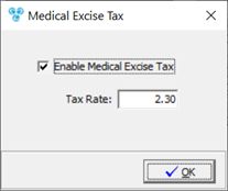 V12 - Laboratory Lists - Medical Excise Tax