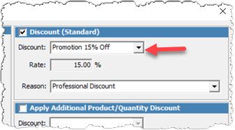 V12 - Add percentage discount while adding single product to case