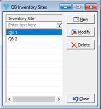 V12 - Laboratory Lists - QB Inventory Sites