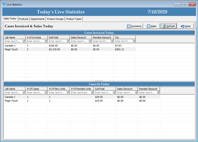 V12 - Daily Statistics Live - form