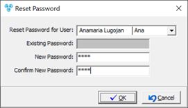 V12 - Reset Password - form