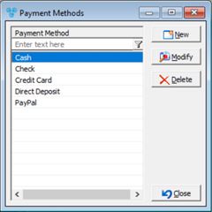 V12 - Customers - Payment Method