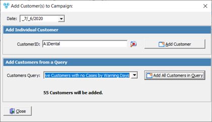 V12 - CM - form - 2.members - add customers to a campaign