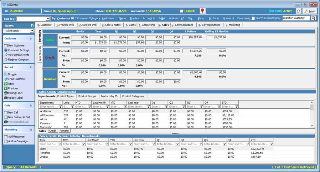 V12 - Sales tab