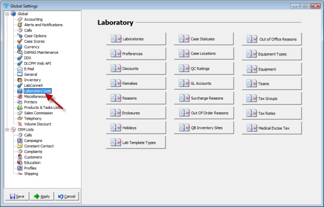 V12 - Laboratory Lists