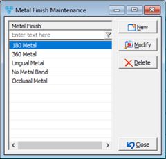 V12 - Products and Tasks Lists - Metal Finish