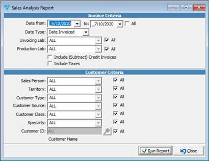 V12 - Sales Analysis - form