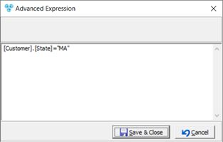 V12 - Add Advanced Expression