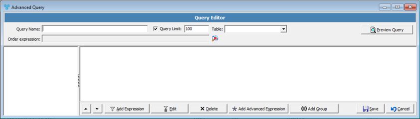 V12 - Advanced Query Editor - form