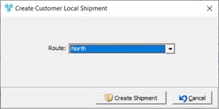 V12 - Shipping manager - Create Local shipment