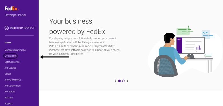 FedExDevSideBar