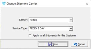 V12 - Shipping manager - Change Shipping Carrier