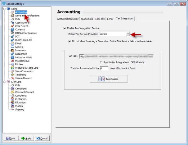 V12 - Accounting - Tax Integration - vertex