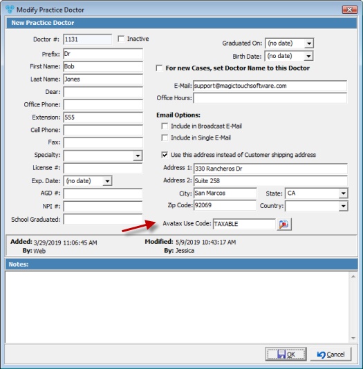 V12 - Accounting - Tax Integration - practice doctor- avalara