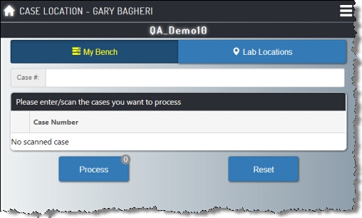 Case Location - form