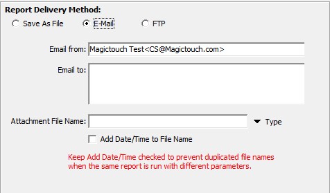 V15 - Job Management - Add Advanced Export Job - Send Email