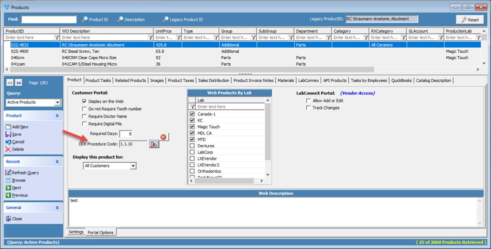 V12 - DDX Procedure Code