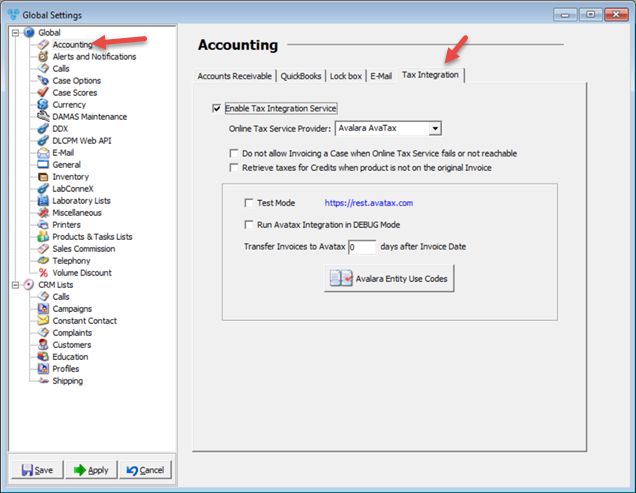 V12 - Accounting - Tax Integration - avalara