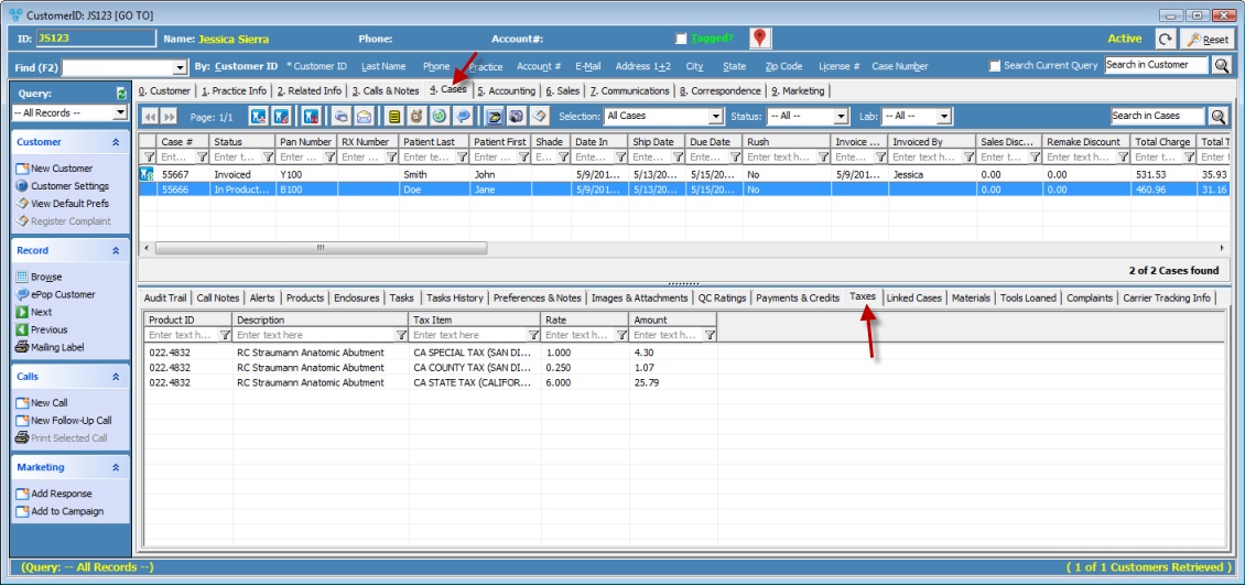 V12 - Accounting - Tax Integration - case - taxes - enter - avalara