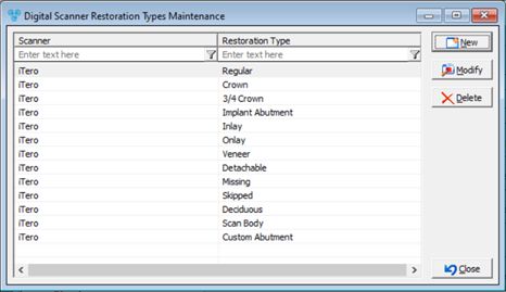 V12 - Products and Tasks Lists - Scanner Restorations