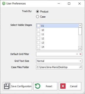 V14 - PM - User Prefernces - form