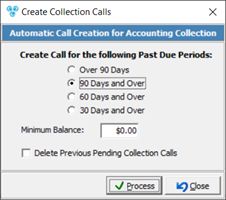 V12 - Collection calls - form