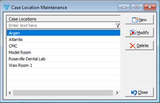 V12 - Laboratory Lists - Case Locations