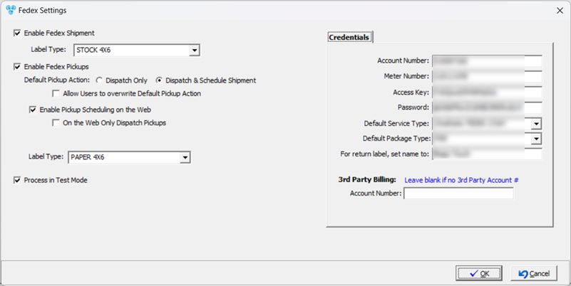 V12 - Laboratory Lists - Laboratories - Shipping Carrier - Fedex