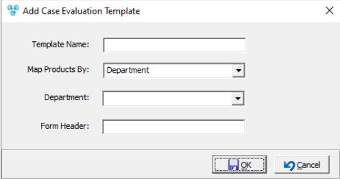 V14 - Case Evaluation Template - add template