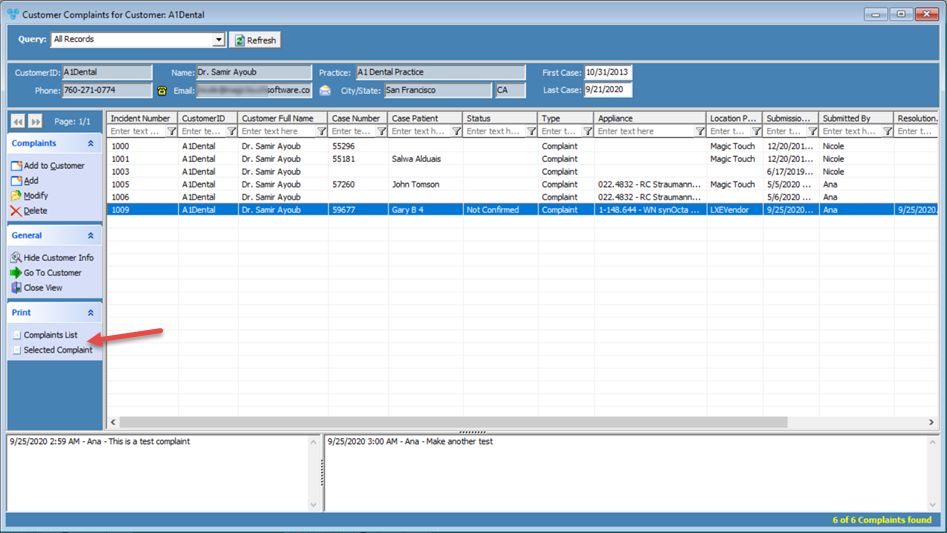 V12 - Complaint Manager - print