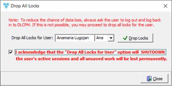 V12 - Release software Lock - form