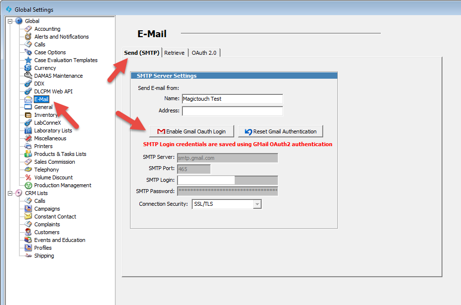 V12 - E-mail - SMTP