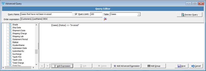 V12 - Advanced Query Editor - example 2