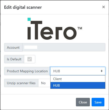 V15 - Laboratory Lists - Laboratories - Digital Gateway - Product by Lab Scanner Settings