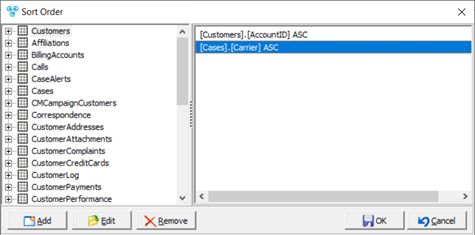 V12 - Advanced Query  - sort - expression added